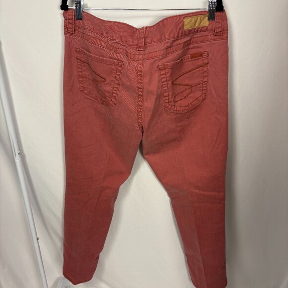 Seven7 Women's Size 16 Faded Coral Skinny Jeans - Picture 4 of 5